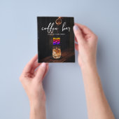 Prospectus 11,4 Cm X 14,2 Cm Menu numérique QR Code (main)