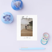 Prospectus 11,4 Cm X 14,2 Cm MERCI photo Mariage BUDGET (Simple)