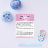 Prospectus 11,4 Cm X 14,2 Cm Microblading Aftercare Instruction Pilules roses (Simple)