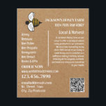 Prospectus 11,4 Cm X 14,2 Cm Miel Bee - Beeyard, Honey Farm Publicité<br><div class="desc">Abeille De Miel - Beeyard,  Fruits De Publicité De Ferme De Miel Au Magasin Carte de visite.</div>