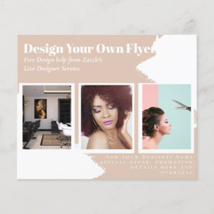 Prospectus 11,4 Cm X 14,2 Cm MODÈLE de design Abstrait GRATUIT pour circulaire