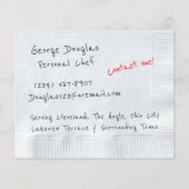 Prospectus 11,4 Cm X 14,2 Cm Modèle de flyer avec fond d'élégant mouchoir (Devant)