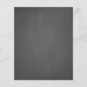 Prospectus 11,4 Cm X 14,2 Cm Modèle de fond de tableau noir personnalisé (Dos)