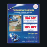 Prospectus 11,4 Cm X 14,2 Cm Modèle de la circulaire d'alimentation sous pressi<br><div class="desc">Customisez cette conception de modèle de dépliant pour lavage sous pression (lavage à l'électricité) pour répondre à vos besoins et à vos besoins professionnels. Ce modèle de lavage à pression affiche le laveur à pression et arrière - plan de perles d'eau.</div>