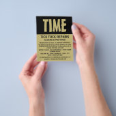 Prospectus 11,4 Cm X 14,2 Cm Modern Bold, Horologiste Publicité (main)