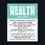 Prospectus 11,4 Cm X 14,2 Cm Modern Bold, Santé Food Store Publicité<br><div class="desc">Moderne Gras,  Boutique Alimentaire Santé Flyers Publicitaires Par Le Magasin Carte de visite.</div>