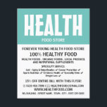 Prospectus 11,4 Cm X 14,2 Cm Modern Bold, Santé Food Store Publicité<br><div class="desc">Moderne Gras,  Boutique Alimentaire Santé Flyers Publicitaires Par Le Magasin Carte de visite.</div>