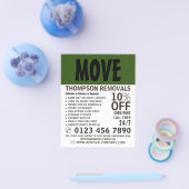 Prospectus 11,4 Cm X 14,2 Cm Modern Bold, Suppression Société Publicité (Simple)