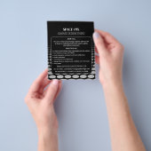 Prospectus 11,4 Cm X 14,2 Cm Monochrome Graphic, Graphic Designer publicité (main)