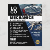 Prospectus 11,4 Cm X 14,2 Cm Moteur automobile, mécanique automobile et réparat (Devant)