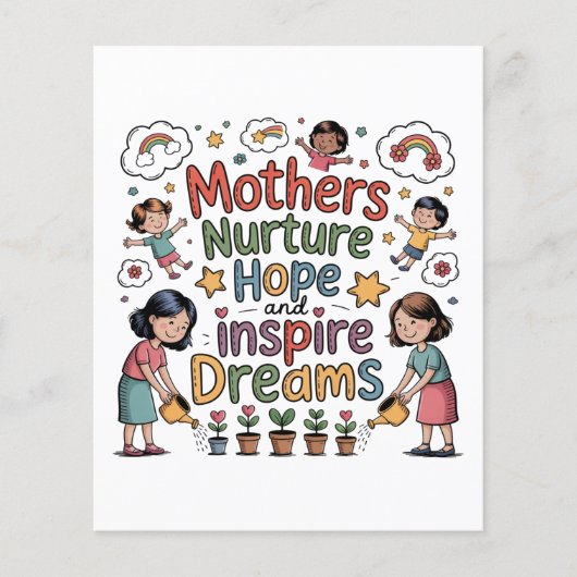 Prospectus 11,4 Cm X 14,2 Cm Mothers Nurture Hope And Inspire Dreams (Devant)