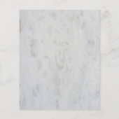 Prospectus 11,4 Cm X 14,2 Cm motif Marbre blanc (Dos)