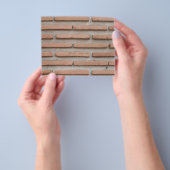 Prospectus 11,4 Cm X 14,2 Cm Mur de briques (main)