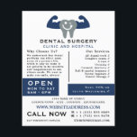 Prospectus 11,4 Cm X 14,2 Cm Muscle Tooth Logo, Dentistesse, Publicité Dentiste<br><div class="desc">Muscle Tooth Logo,  Dentistesse,  Dentiste Publicité Flyer par The Carte de visite Store.</div>