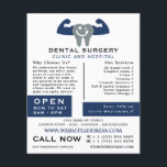 Prospectus 11,4 Cm X 14,2 Cm Muscle Tooth Logo, Dentistesse, Publicité Dentiste<br><div class="desc">Muscle Tooth Logo,  Dentistesse,  Dentiste Publicité Flyer par The Carte de visite Store.</div>