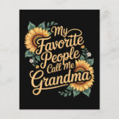 Prospectus 11,4 Cm X 14,2 Cm My Favorite People Call Me Grandma Mother's Day (Dos)