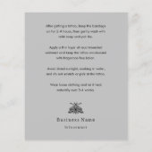 Prospectus 11,4 Cm X 14,2 Cm Mystic Death Moth Tattoo Afcare Instructions (Dos)