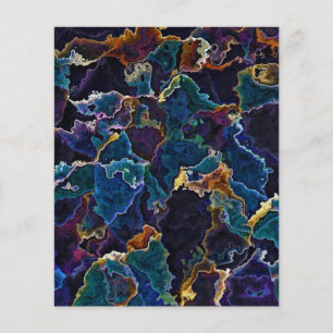 Prospectus 11,4 Cm X 14,2 Cm Nappe de pétrole 