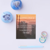 Prospectus 11,4 Cm X 14,2 Cm Nettoyage communautaire (Simple)