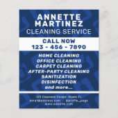Prospectus 11,4 Cm X 14,2 Cm Nettoyage professionnel moderne (Dos)