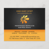 Prospectus 11,4 Cm X 14,2 Cm N'importe quel logo (Dos)