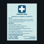 Prospectus 11,4 Cm X 14,2 Cm N'importe quel symbole Médicale couleur, EMT, Para<br><div class="desc">Tout Symbole Médicale Couleur,  EMT,  Flyers Paramedic Publicité Par Le Magasin Carte de visite.</div>
