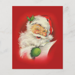 Prospectus 11,4 Cm X 14,2 Cm Noël du Père Noël vintage