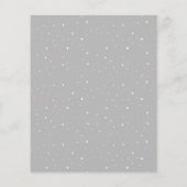 Prospectus 11,4 Cm X 14,2 Cm Note de grand-mère | Monogramme (Dos)