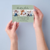 Prospectus 11,4 Cm X 14,2 Cm Notre Mariage Photo Collage Invitation de Mariage (main)