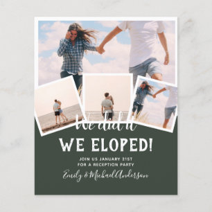 Prospectus 11,4 Cm X 14,2 Cm Nous l'avons fait PHOTO D'ÉLÉOPPEMENT Mariage RÉCE