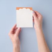 Prospectus 11,4 Cm X 14,2 Cm Nuages dessus - Pêche (main)
