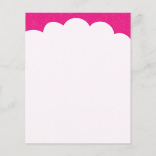 Prospectus 11,4 Cm X 14,2 Cm Nuages sommets - Rouge cramoisi