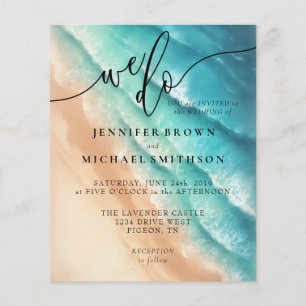 Prospectus 11,4 Cm X 14,2 Cm Ocean Beach Watercolor Signature Nous