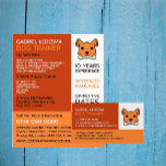 Prospectus 11,4 Cm X 14,2 Cm Orange Chien, Trainer Chien Publicité<br><div class="desc">Orange Dog,  Dog Trainer Flyer Publicité par The Carte de visite Store.</div>