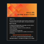 Prospectus 11,4 Cm X 14,2 Cm Orange Graphic, Graphic Designer Publicité<br><div class="desc">Orange Graphic,  Graphic Designer Publicité Flyers Par Le Magasin Carte de visite.</div>
