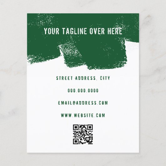 Prospectus 11,4 Cm X 14,2 Cm Paint wall flyer (Dos)