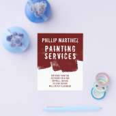 Prospectus 11,4 Cm X 14,2 Cm Paint wall flyer (Simple)