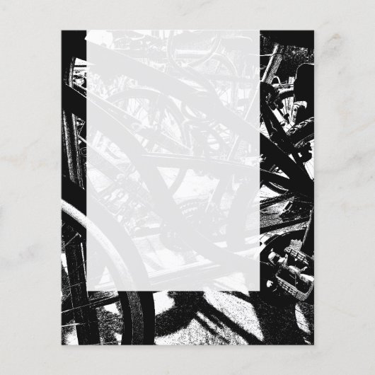 Prospectus 11,4 Cm X 14,2 Cm Panneau 0106 - Rack de bicyclettes HC (Devant)