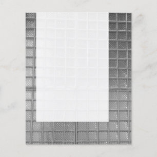 Prospectus 11,4 Cm X 14,2 Cm Panneau 035 - Mur de verre