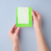 Prospectus 11,4 Cm X 14,2 Cm Panneau 042 - Vert peint II (main)