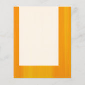 Prospectus 11,4 Cm X 14,2 Cm Panneau 044 - Orange peint (Dos)