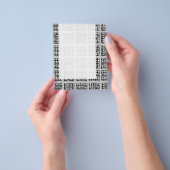 Prospectus 11,4 Cm X 14,2 Cm Panneau 048 - Ville Carré (main)