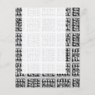 Prospectus 11,4 Cm X 14,2 Cm Panneau 048 - Ville Carré