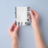 Prospectus 11,4 Cm X 14,2 Cm Panneau 056 - Arbre négatif (main)