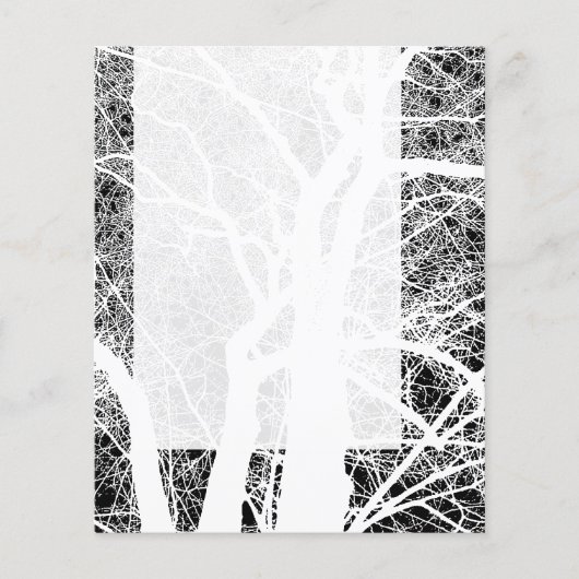 Prospectus 11,4 Cm X 14,2 Cm Panneau 056 - Arbre négatif (Devant)