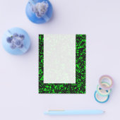 Prospectus 11,4 Cm X 14,2 Cm Panneau 066 - Lignes Abstraites - Vert (Simple)