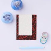 Prospectus 11,4 Cm X 14,2 Cm Panneau 068 - Lignes Abstraites - Rouge (Simple)