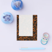 Prospectus 11,4 Cm X 14,2 Cm Panneau 071 - Lignes Abstraites - Orange (Simple)