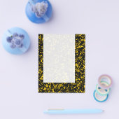 Prospectus 11,4 Cm X 14,2 Cm Panneau 073 - Lignes Abstraites - Ambre (Simple)