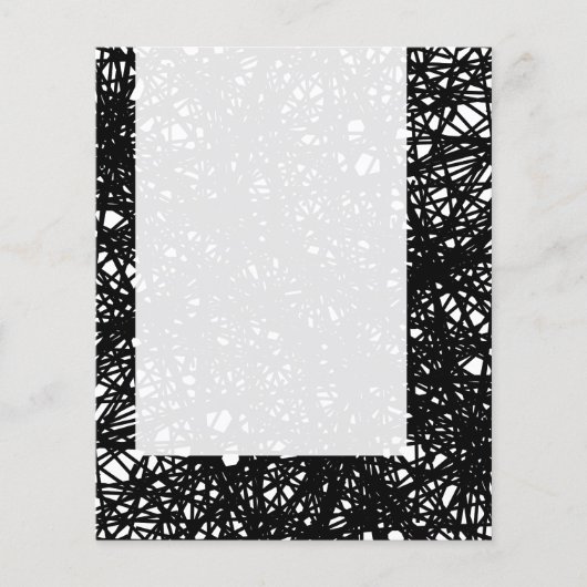 Prospectus 11,4 Cm X 14,2 Cm Panneau 076 - Lignes Abstraites (Devant)